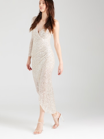 WAL G. Evening Dress 'JAYNE' in Silver