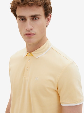 TOM TAILOR Poloshirt in Gelb