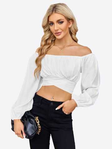 Imily BelaBluza - bijela boja: prednji dio