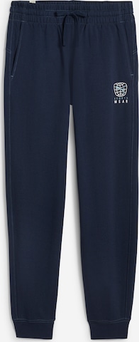 Effilé Pantalon de sport 'BETTER SPORTSWEAR' PUMA en bleu : devant