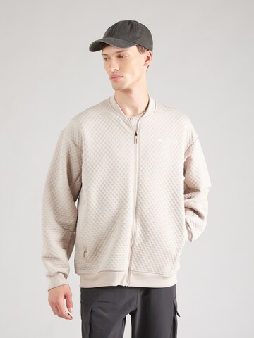 ADIDAS TERREX Sportsweatjacka 'XPL' i beige: framsida