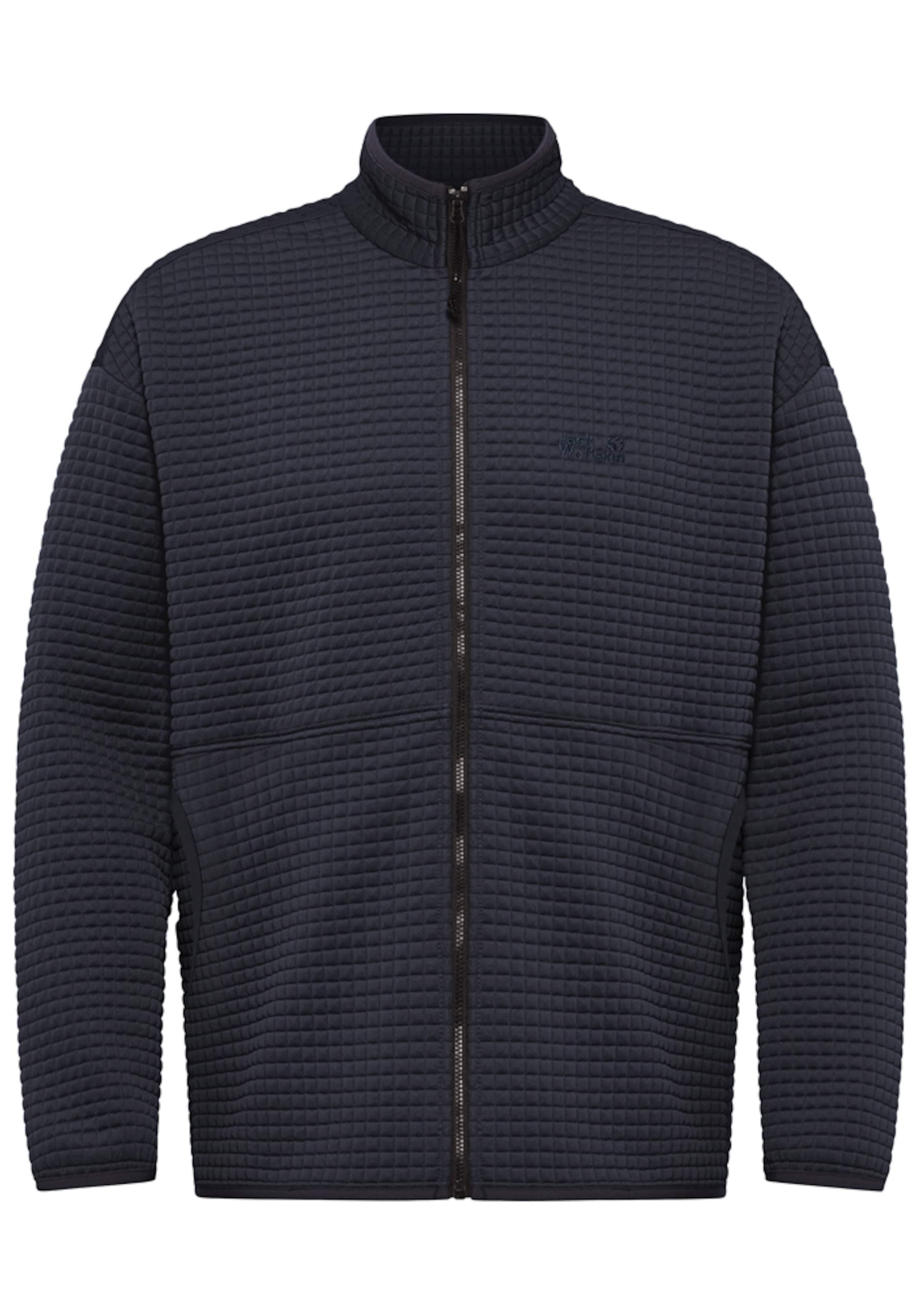 JACK WOLFSKIN Fleecejacke in Blau: Vorderseite