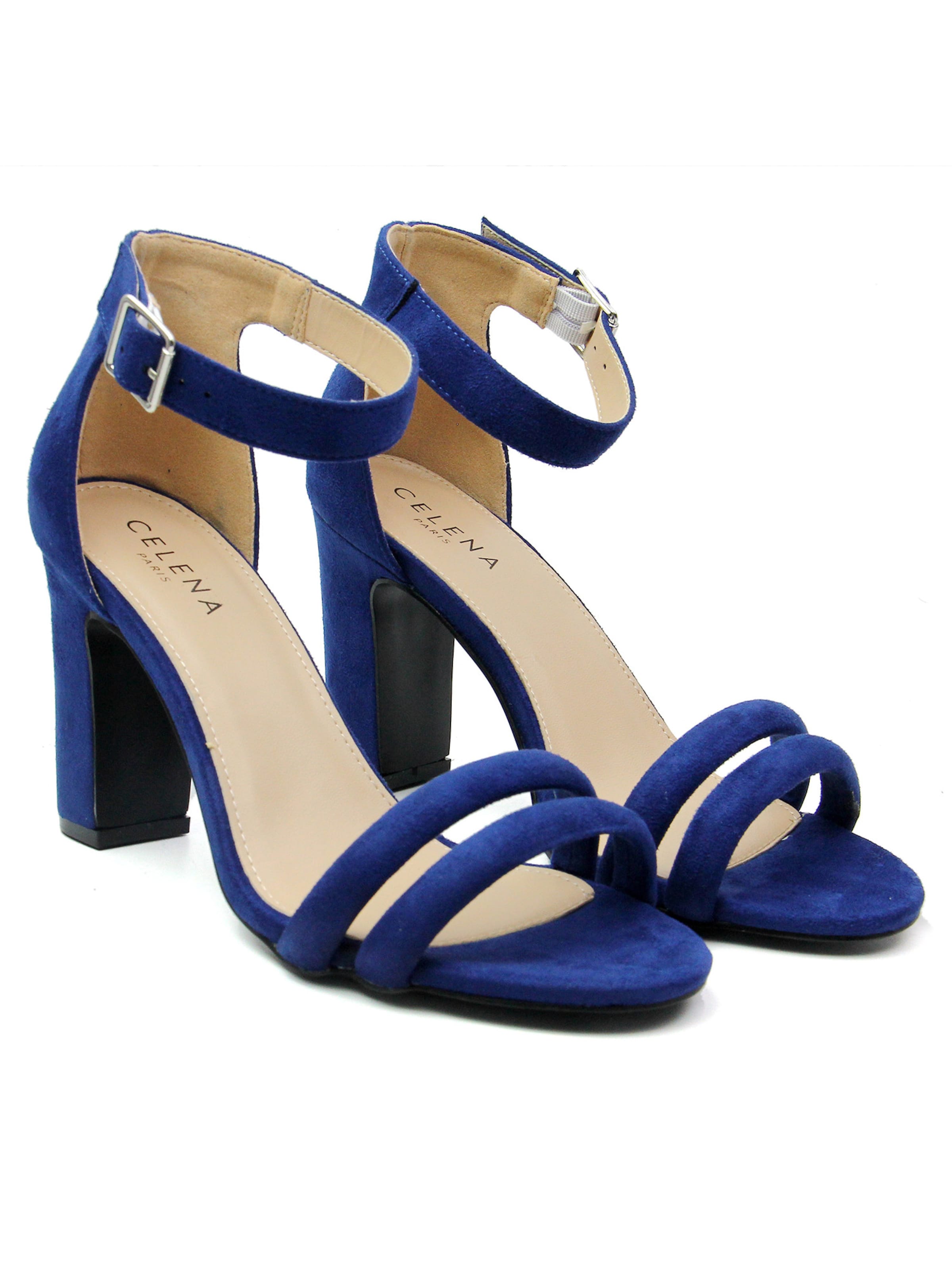 mėlyna Celena Basutės su dirželiais 'Chelsie'