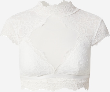 Hunkemöller High neck Bra 'Marilyn' in White: front