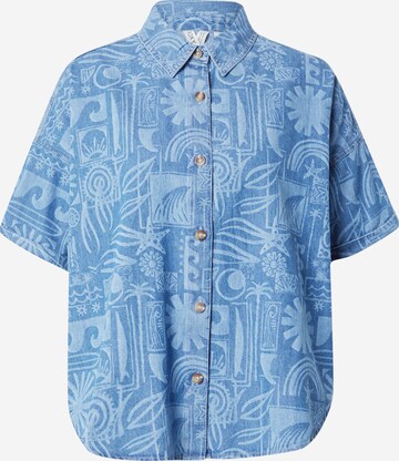 ROXY Blouse 'BEACH NOSTALGIA' in Blue: front