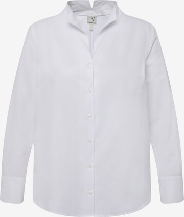 Ulla Popken Blouse in Wit: voorkant