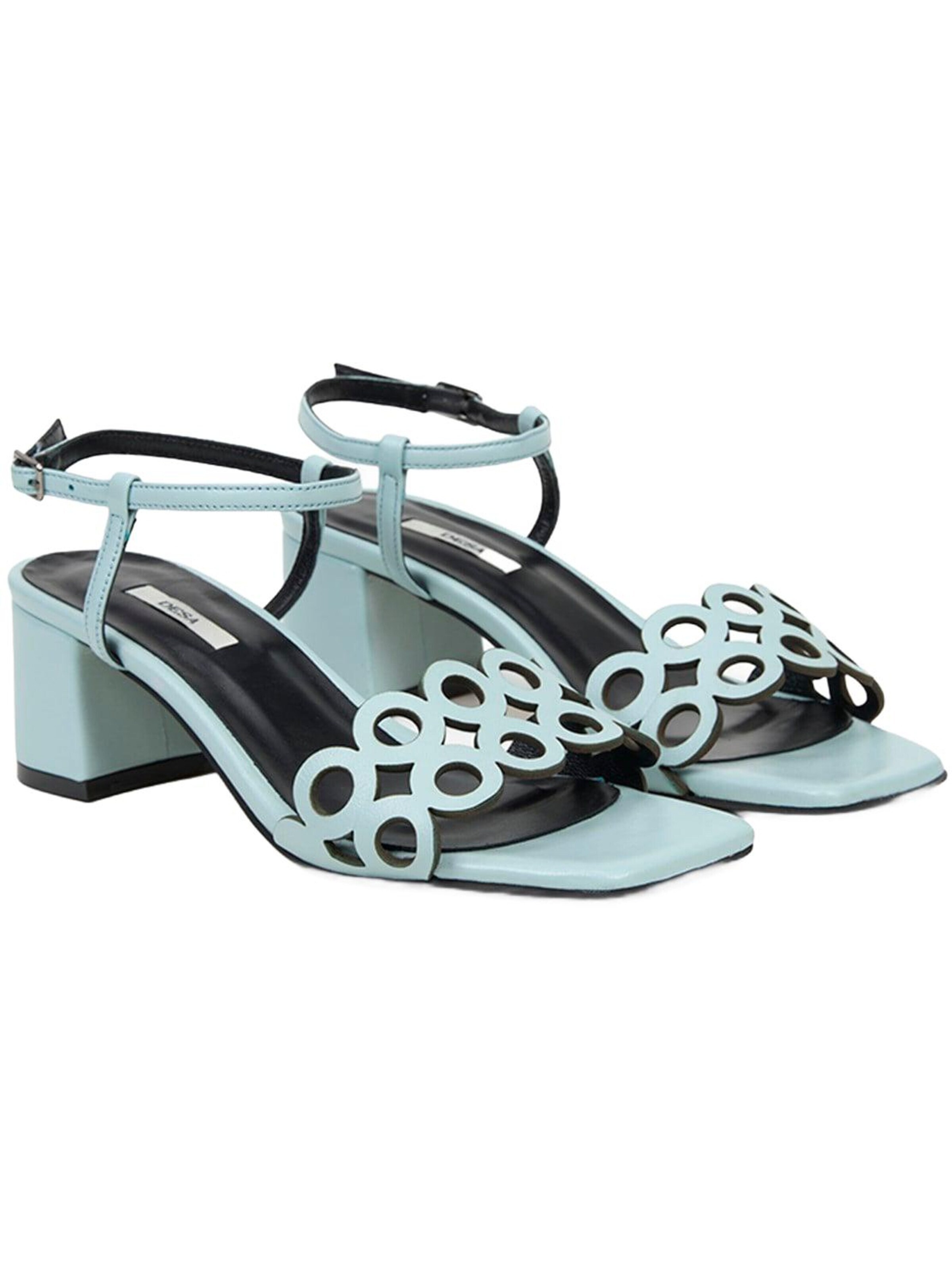 Desa - Sandalias de dedo en azul: frente