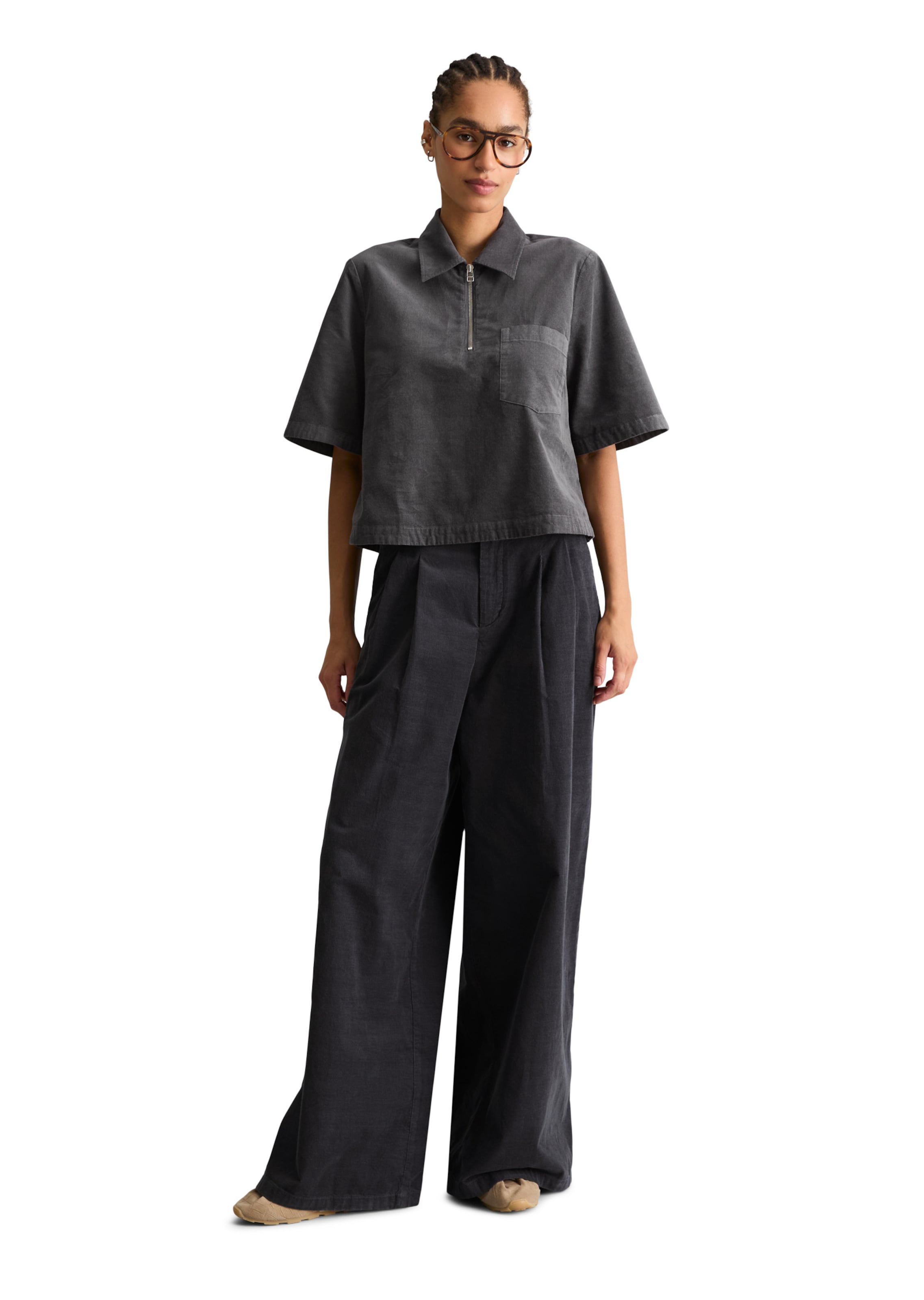 Marc O'Polo DENIM Blouse in Grijs