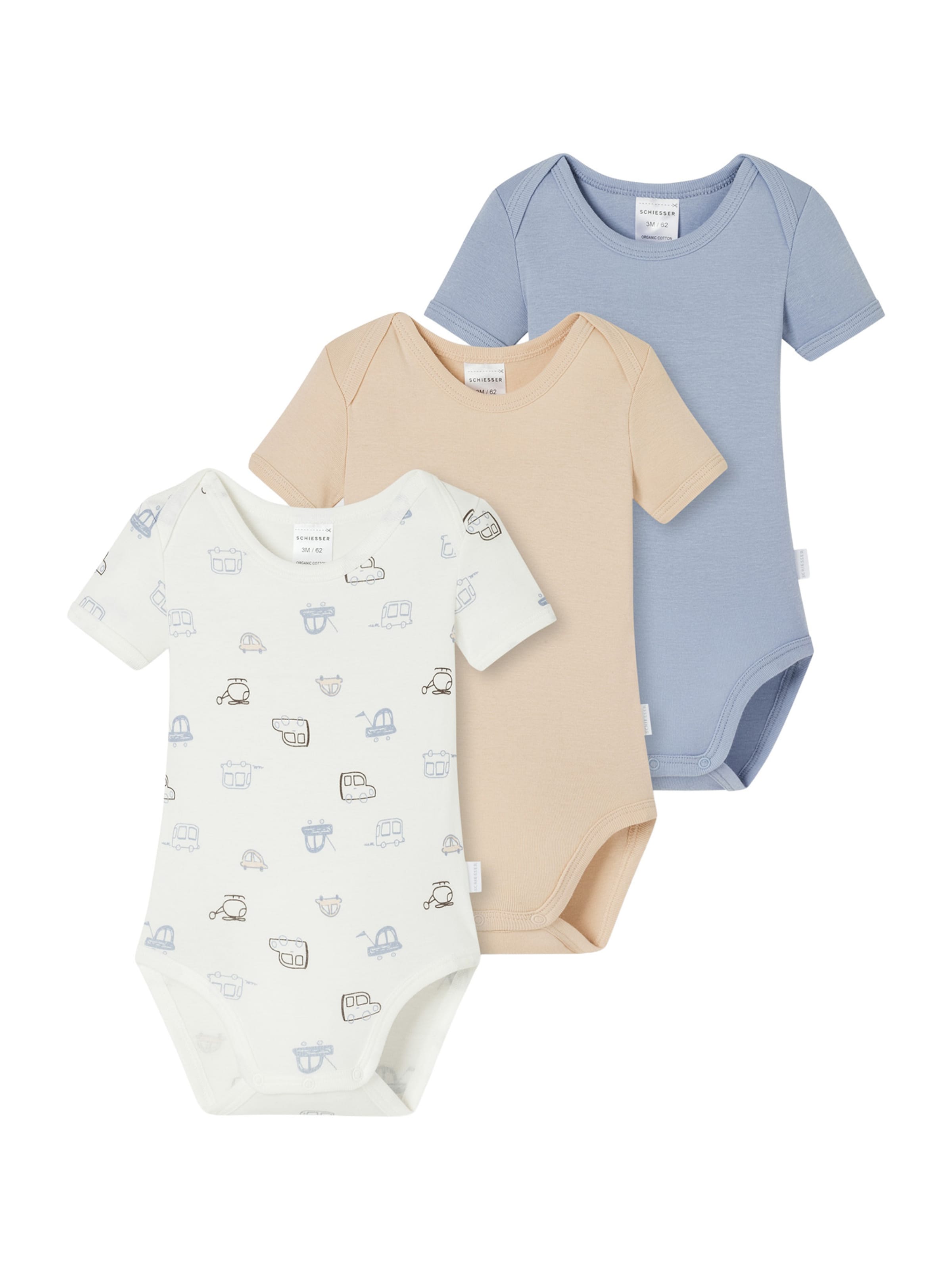 Barboteuse / body 'Natural Love' SCHIESSER en beige : devant