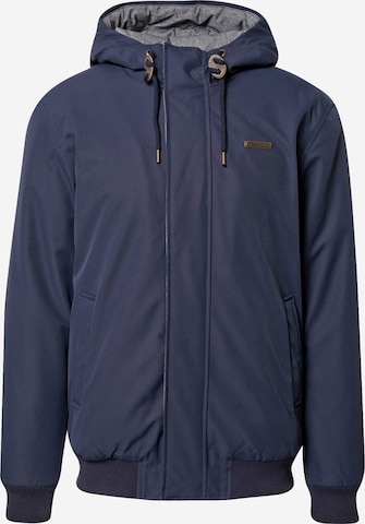 Ragwear Between-season jacket 'ARIQ REMAKE' in Blue: front