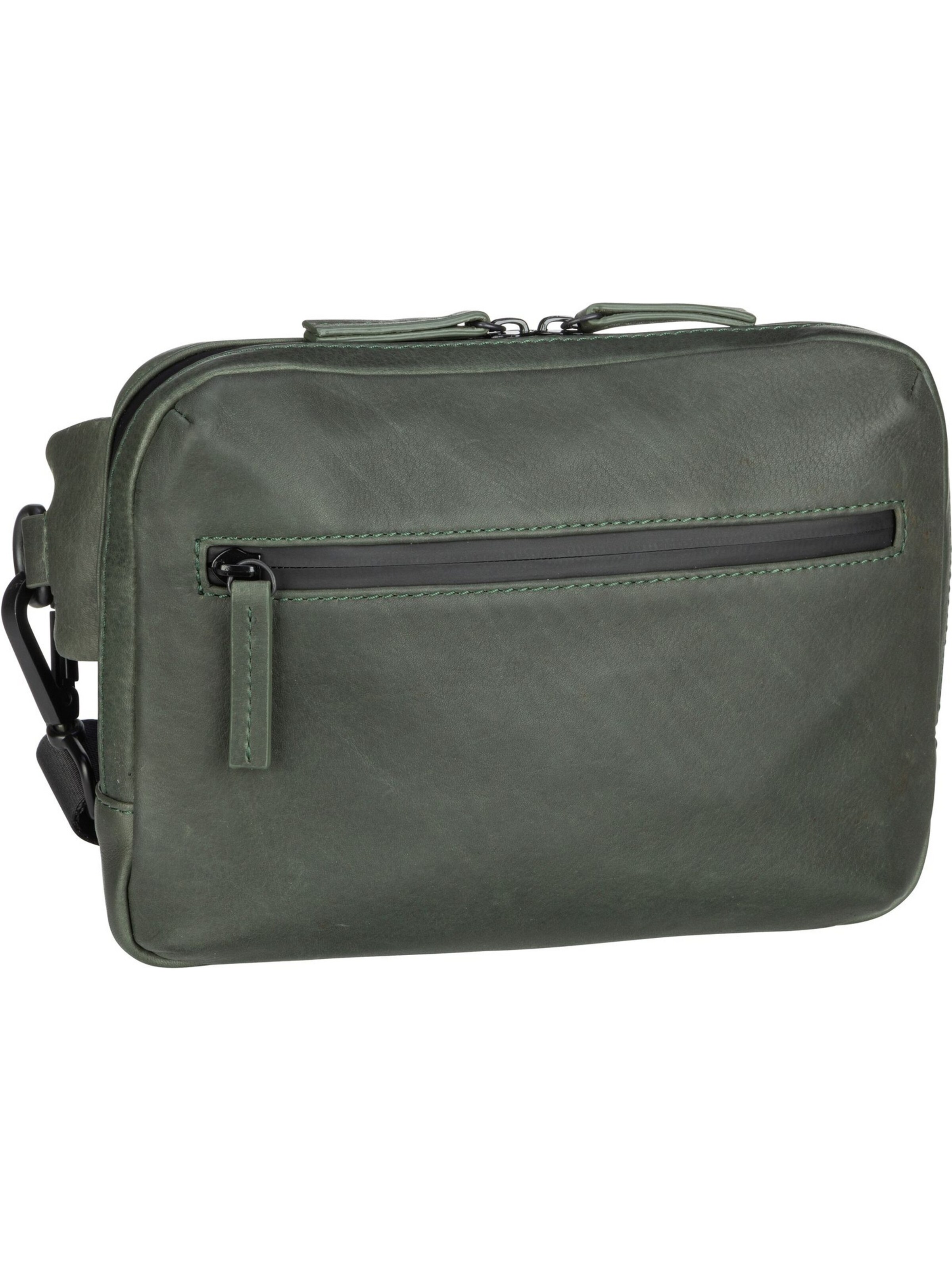 LEONHARD HEYDEN Gürteltasche 'Den Haag' in Grün: Vorderseite