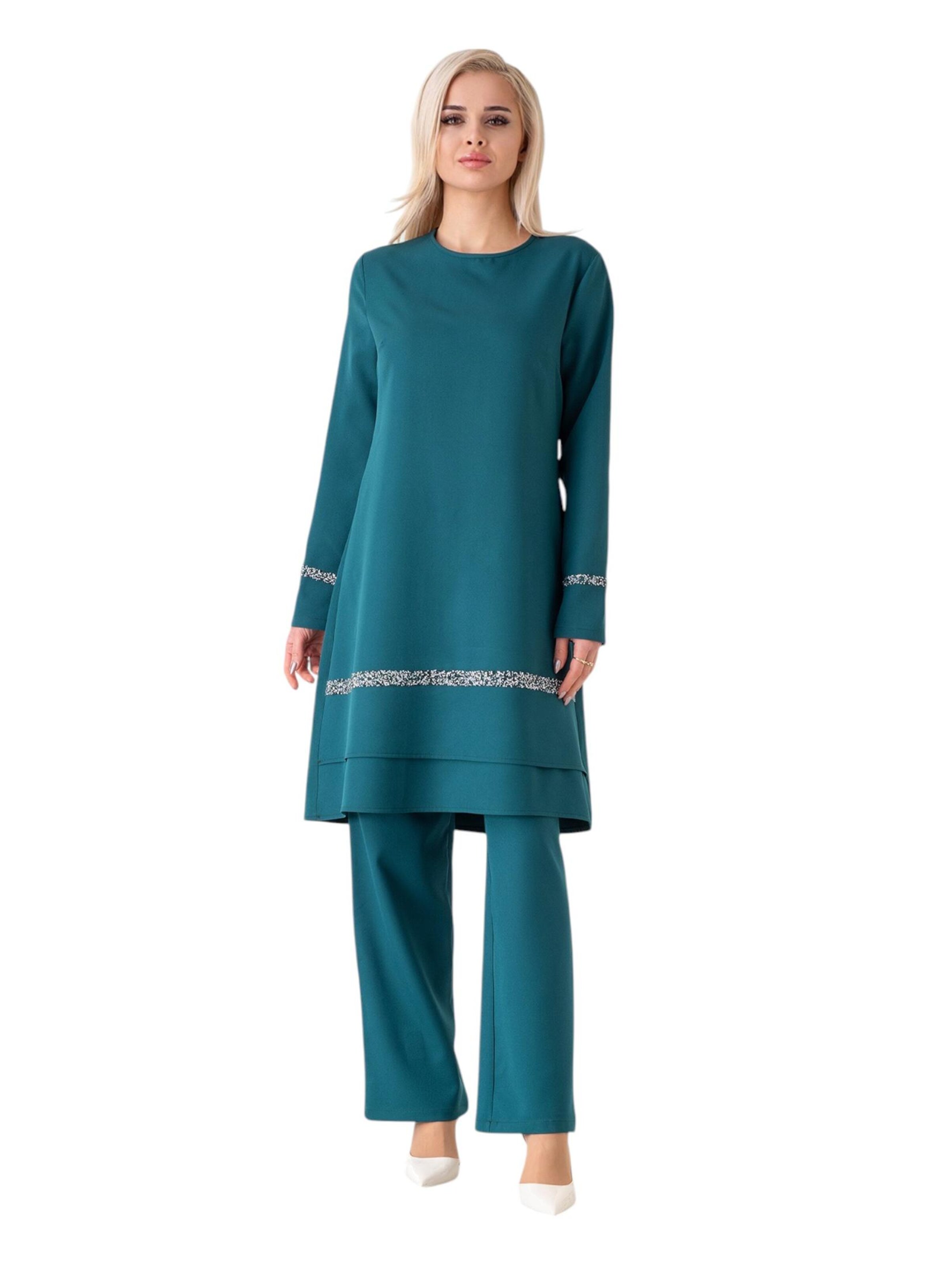 fashionshowcase Buksedragt 'NEVRA' i grøn