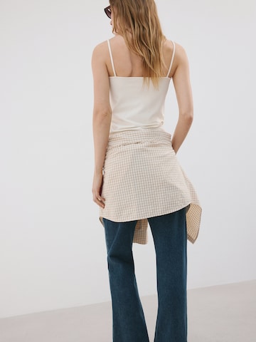 MANGO Top 'BACARI' in Beige