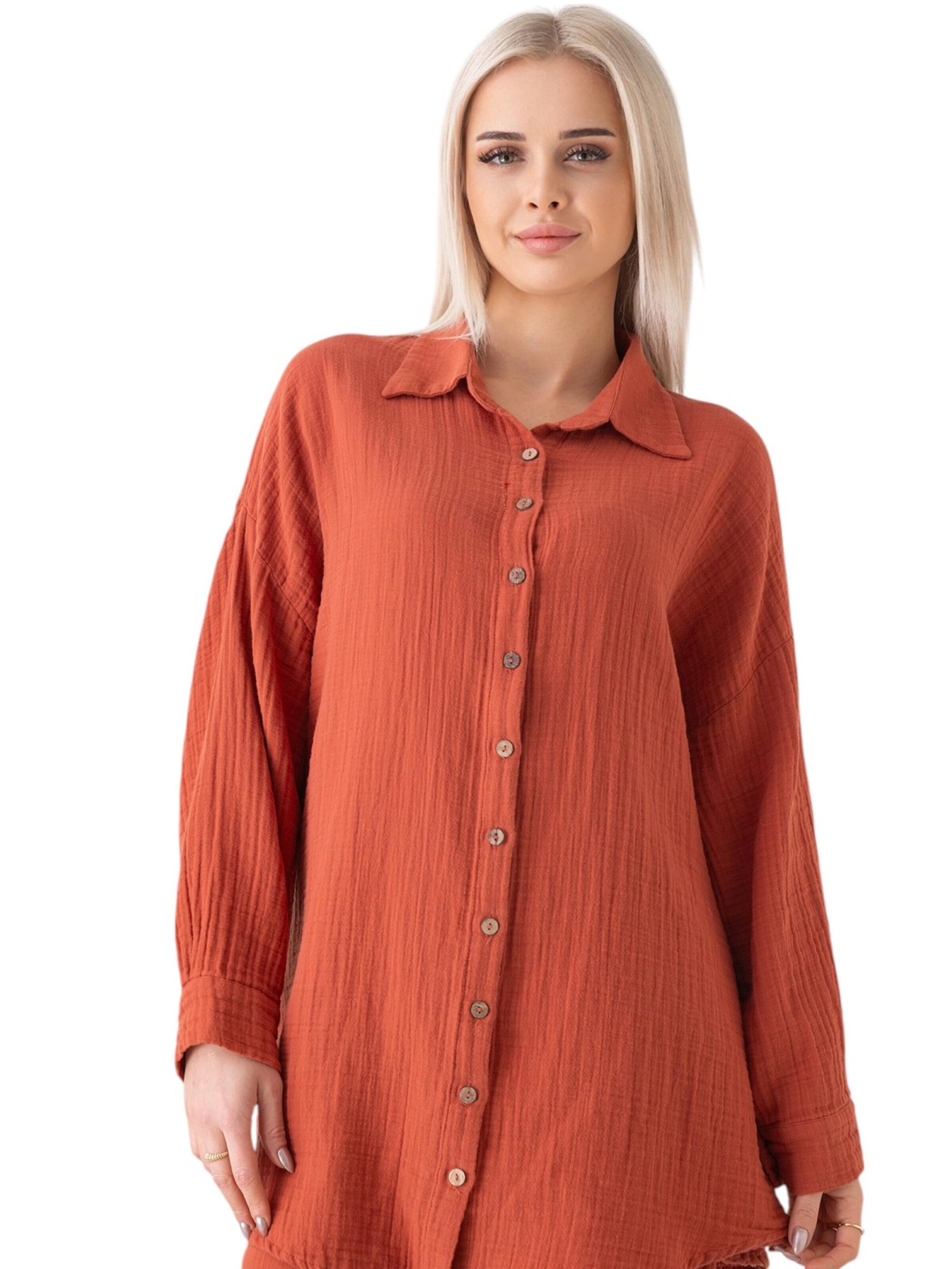 T-shirt oversize 'LAYNA' WENOR en rouge