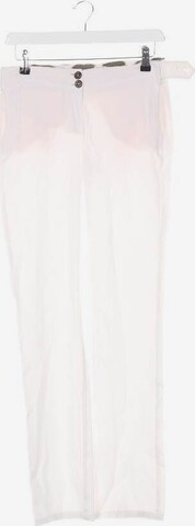 Cavalli Class Pants in XS in White: front