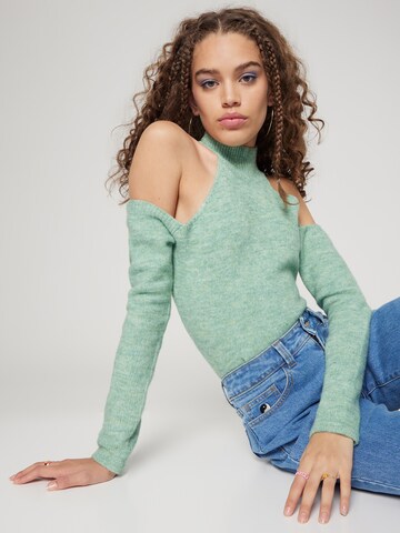 ABOUT YOU x Sofia Tsakiridou - Pullover 'Elea' em verde: frente