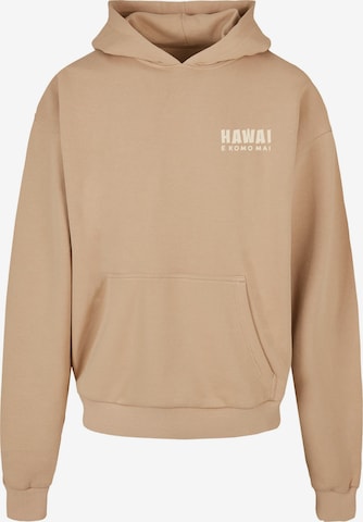 Sweat-shirt 'Hawai' Merchcode en beige : devant
