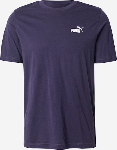PUMA Tehnička sportska majica 'Ess No. 1' u mornarsko plava / bijela, Pregled proizvoda