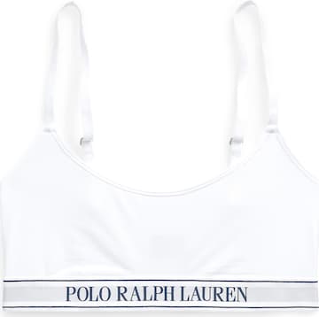 Polo Ralph Lauren Bra ' SCOOP BRALETTE ' in White: front