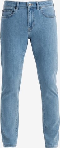 Ombre Slimfit Jeans in Blauw: voorkant