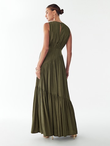 BWLDR Βραδινό φόρεμα 'Sally' σε πράσινο: πίσω