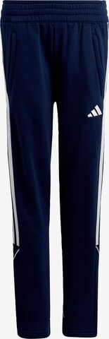 ADIDAS PERFORMANCE Regular Workout Pants 'Tiro 23 League' in Blue: front