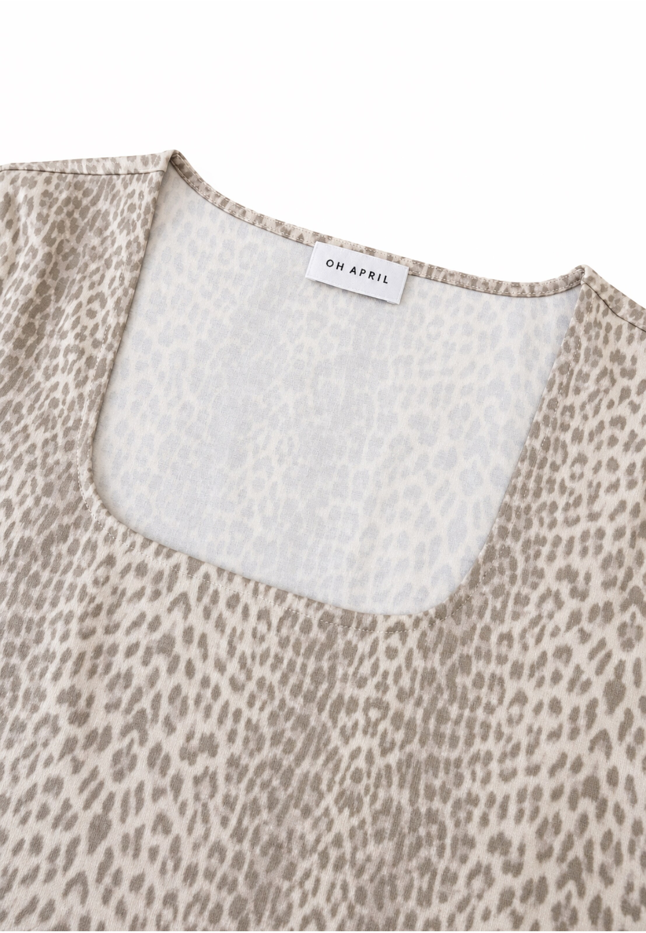 OH APRIL - Camisa 'Kalina' em bege