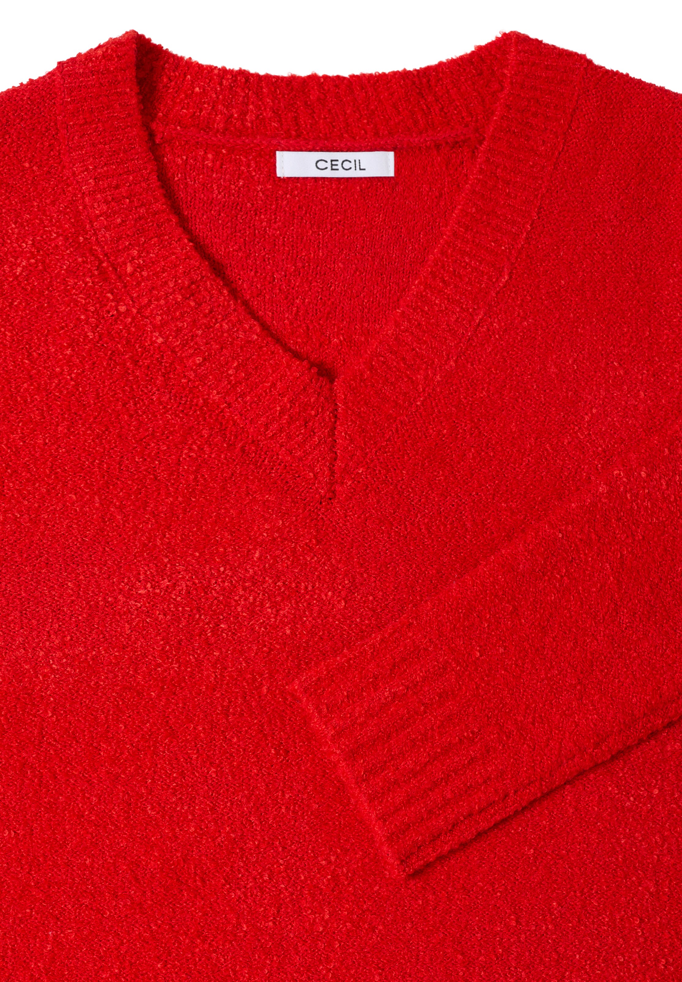CECIL Sweater 'Bouclé' in Orange