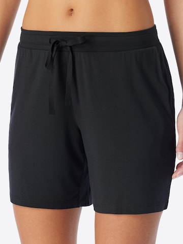 Pantalon de pyjama ' Mix Relax ' SCHIESSER en noir : devant