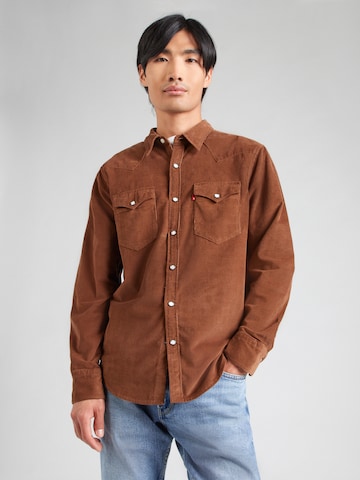LEVI'S ® Средняя посадка Рубашка 'BARSTOW WESTERN' в Коричневый: спереди