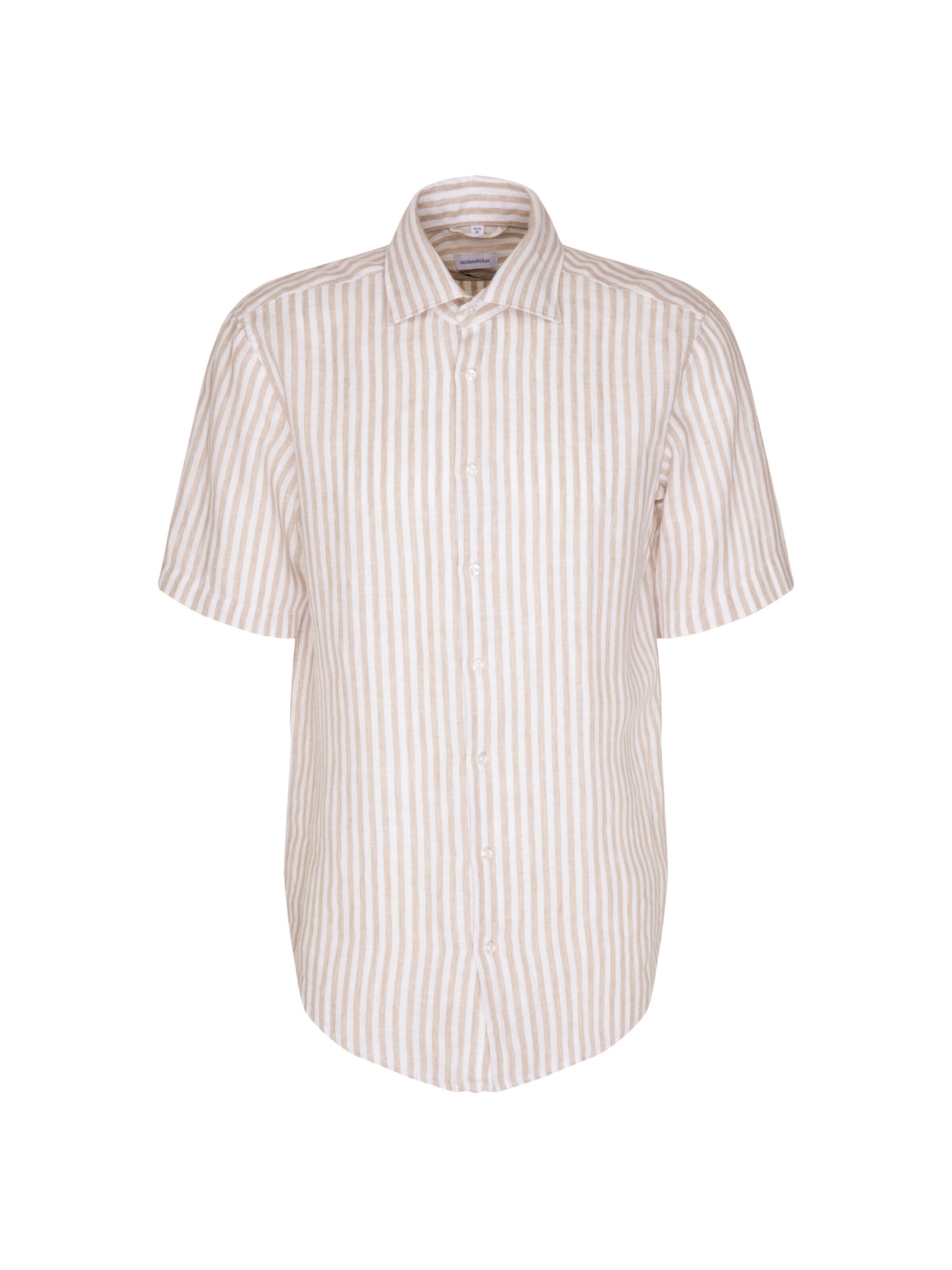 SEIDENSTICKER Regular fit Business shirt in Beige: front