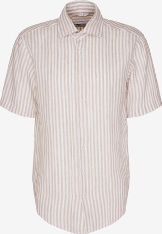 SEIDENSTICKER Hemd in Beige: Vorderseite