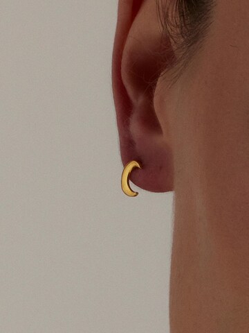 Boucles d'oreilles 'Crescent' Luxenter en or