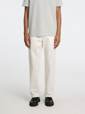 SELECTED Regular Jeans in Weiß: Vorderseite