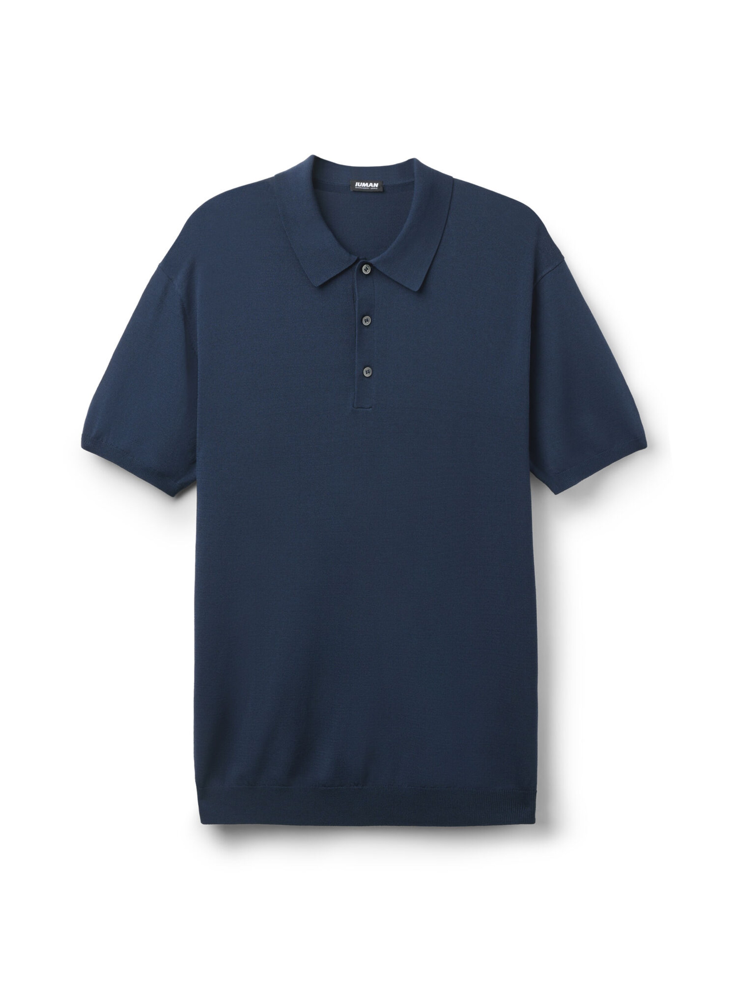 IUMAN Intimissimi Polos in Blau: Vorderseite