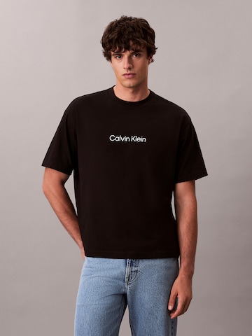 Calvin Klein Футболка в Черный: спереди