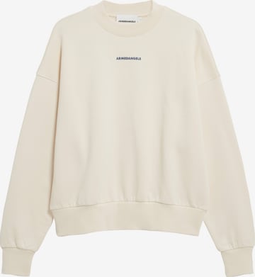 ARMEDANGELS Sweatshirt 'Alizaa Chaange' in Beige: front
