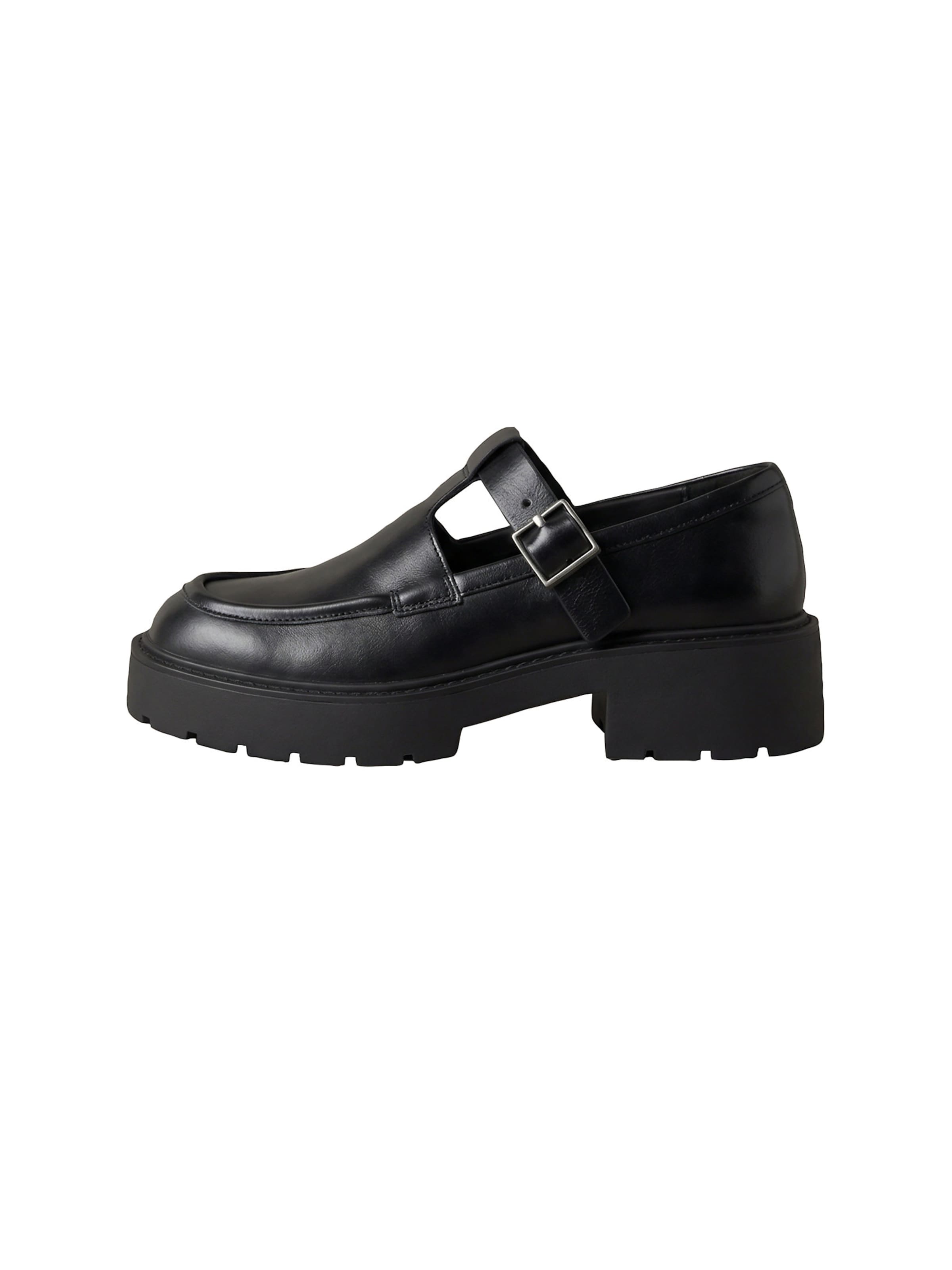 Calvin Klein Classic Flats in Black: front