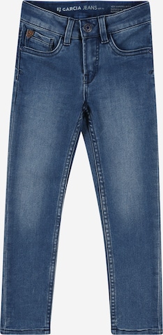 GARCIA Slimfit Jeans 'Xevi' in Blauw: voorkant