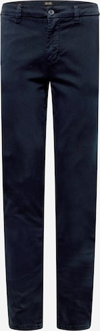 Coupe slim Pantalon chino 'Pete' Only & Sons en bleu : devant