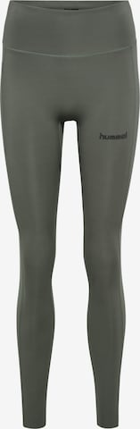 Hummel Workout Pants in Green: front