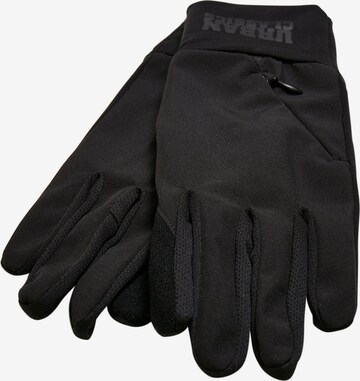 Gants Urban Classics en noir : devant