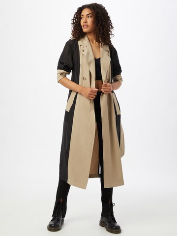 JUST FEMALE Between-seasons coat 'Dover' in Black