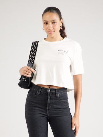 ABOUT YOU x Christina Biluca Shirt in White: front