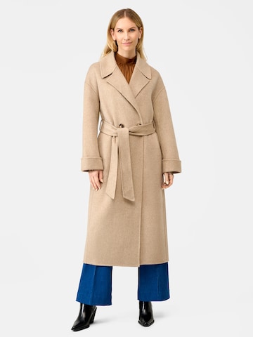 Manteau mi-saison 'Elodie' RICANO en beige : devant