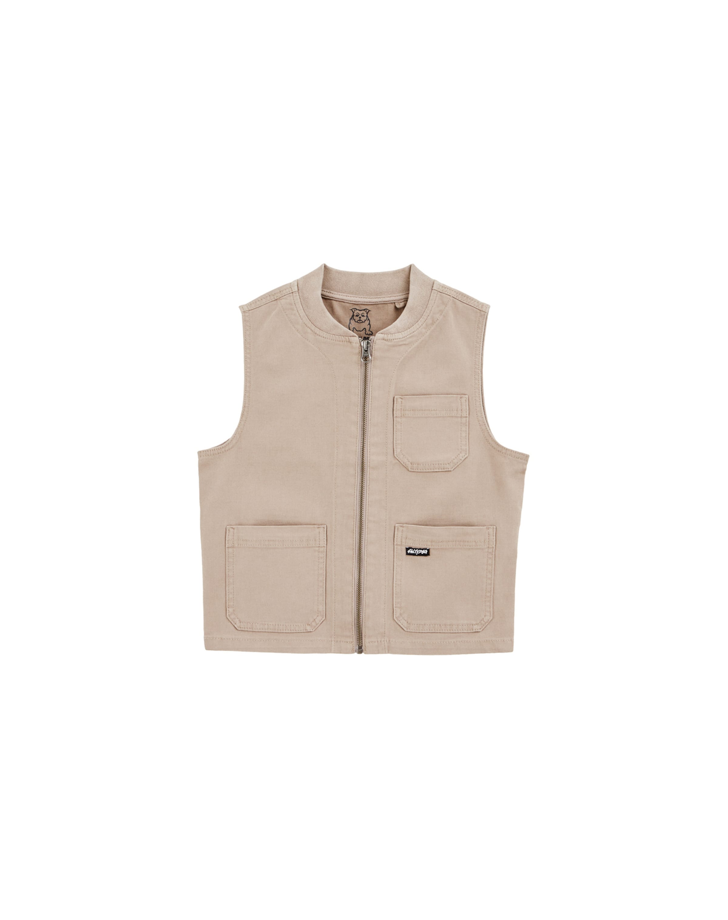 WE Fashion Liivi värissä ruskea: etupuoli