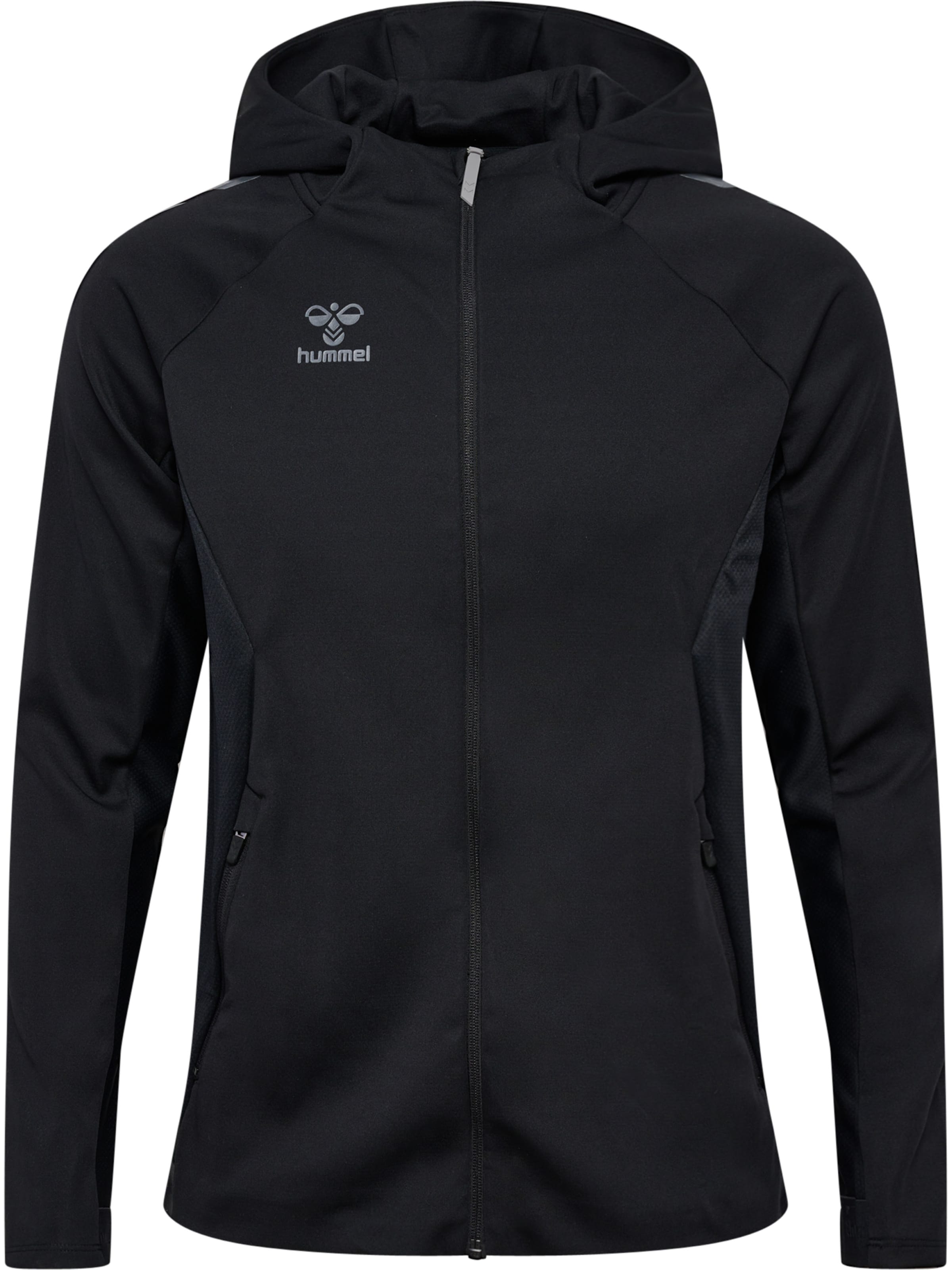 Hummel Sweatjacke 'Cima 2.0' in Schwarz: Vorderseite