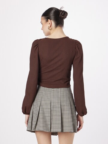 Monki Blouse in Brown