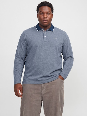 Jack & Jones Plus Shirt 'JPRBlualves' in Blauw: voorkant