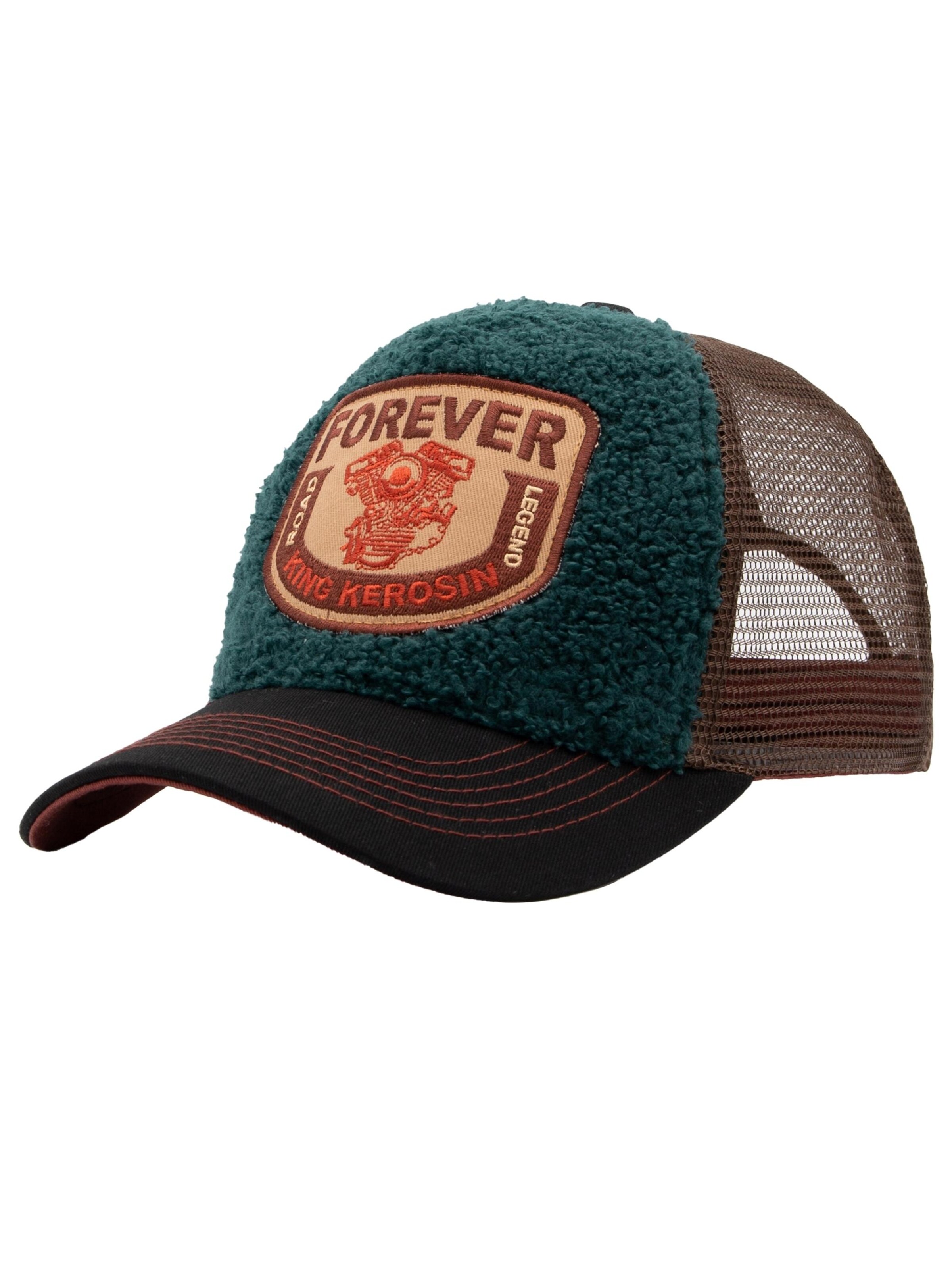 King Kerosin Cap 'Road Legend' in Green: front